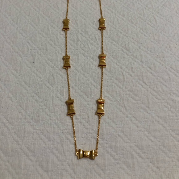 Kate Spade Gold Bow Necklace - Picture 2 of 11